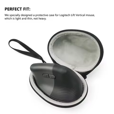 EVA Hard Mouse Case for Logitech MX Vertical/Lift Vertical Mice Storage Bags Travel Carrying Mouse P