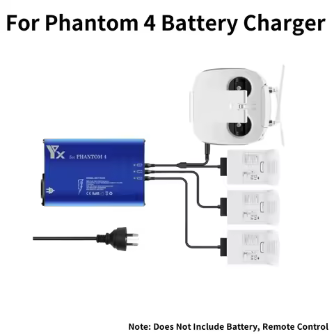 Battery Charger for Phantom 4 4-in-1 All-in-One Charge Manager Center Supports Simultaneous Charging