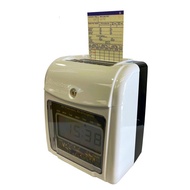 BIOSYSTEM Punch Card Machine Digital Display Time Recorder