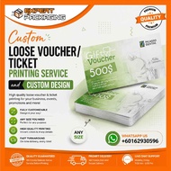 🔥Hot Sale🔥 Voucher Printing  Coupon Book  Gift Voucher Book, Customized printing full color