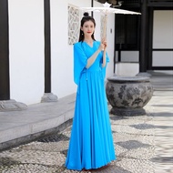 Silk Chiffon Summer New Style Dress Zen Meaning Slim Fit Performance Tea Costume Large Swing Fairy T