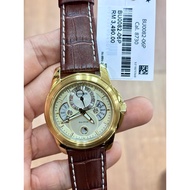 CITIZEN BU0082-06P Moon Phase Month/Day/Date Sapphire Glass Leather Strap Eco Drive Watch *Official 