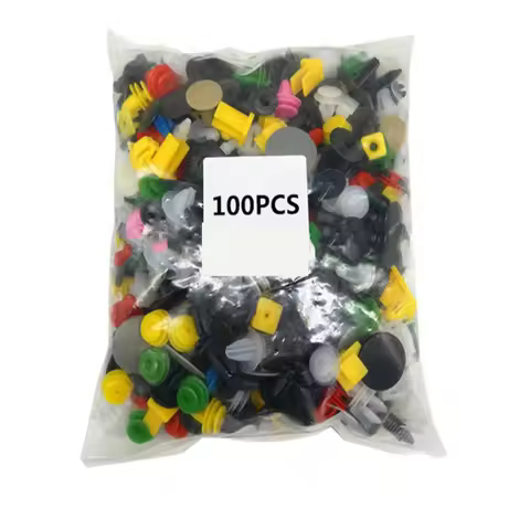 100pcs Mixed Auto Bumper Fastener Clips Retainer Fastener Rivet for Daihatsu Terios Sirion Mira Mate