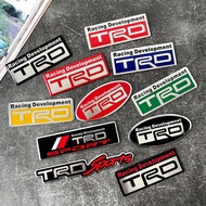 1pcs 3D Aluminum Car Emblem Logo Sticker for Toyota TRD Hilux Fortuner Tacoma Pro 4Runner