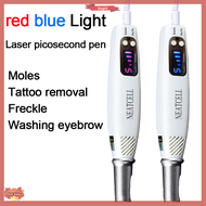 Gogirl Picosecond ปากกาเลเซอร์สีฟ้าสีแดงเครื่องบำบัดด้วยแสงอุปกรณ์ดูแลผิว