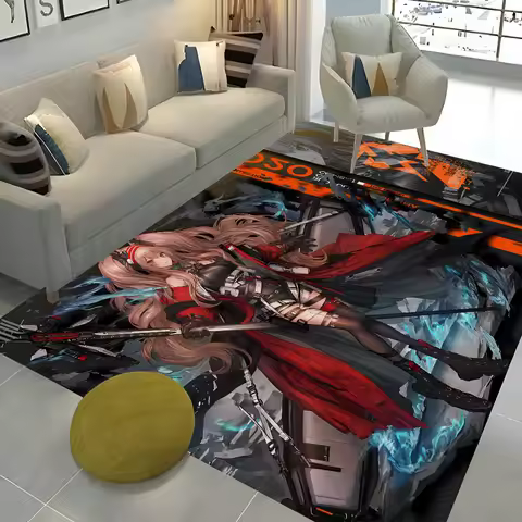 Arknights Gaming Anime Posters Sticky Fancy Wall Sticker for Living Room Bar Decoration Room Wall De