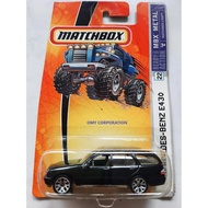 Diecast Scale 1: Hotwheels Matchbox Mercedes E430 Wagon black Mbx Metal 2006 Matchbox Mercedes E 430
