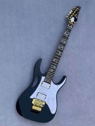 สีขาว Ibanez Steve Vai ลายเซ็น Jem 7V กีตาร์ไฟฟ้าสีขาว Dimarzio HSH Pickups