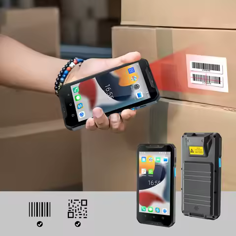 High Quality 5.0 Inch PDA YK917 Rugged Android Smart Terminal 2D Barcode Scanner WIFI For Bluetooth 