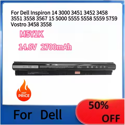 M5Y1K Battery 14.8V 2700mAh For Dell Inspiron 14 3000 3451 3452 3458 3551 3558 3567 15 5000 5555 555