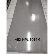 AH 1014G MEDIO GREY GLOSSY HPL GREY SOLID GLOSSY HPL ABU POLOS KILAP