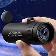 2000X25 Hd Monocular Telescope - Compact, Portable Scope For Hunting, Travel
