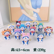 Hiasan Kek Doraemon Dua Belas Buruj, Patung-patung Bouquet, Hadiah untuk Lelaki dan Perempuan, Maina