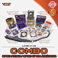 LC135 V1-V8 COMBO SPEC FZ150i / 57MM BASIC,ADVANCE,ADVANCE PLUS ORIGINAL YAMAHA