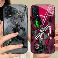 O-27 Kamen Rider tempered Glass Phone Case OPPO Reno 4 A15S A91 3 6Z 5 6 A15 F15 5G