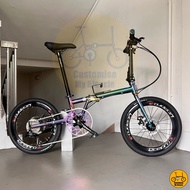 🌈 Fnhon Gust 20” 𝗠𝗥𝗧/𝗕𝘂𝘀-𝗳𝗿𝗶𝗲𝗻𝗱𝗹𝘆 Freebie Shimano Folding Foldable Bicycle Dahon Aurora Rifle 406