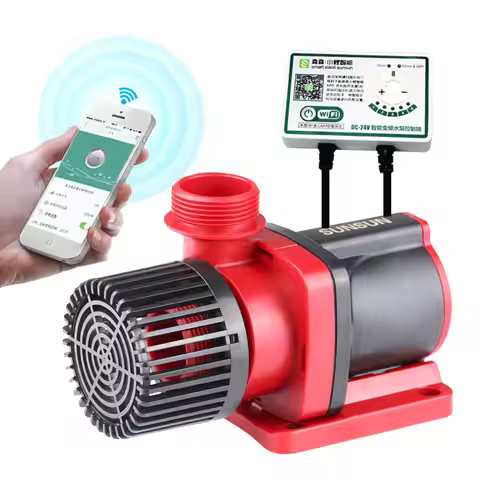 SUNSUN DC variable frequency water pump flow adjustable submersible pump high lift fish tank silent