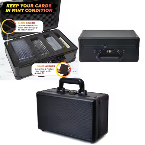 Graded Card Storage Box, Trading Card Case for Pokemon PSA, BGS, SGC, Sports Baseball Slab Organizer