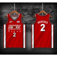 PBA RETRO JERSEY | BARANGAY GINEBRA KINGS VERGEL MENESES #2 JERSEY | FULL SUBLIMATION
