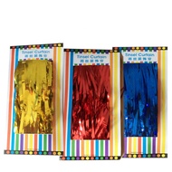 Decorative Rain Silk Curtain Golden Rain Silk Door Curtain Birthday Party Wedding Supplies Photo Bac