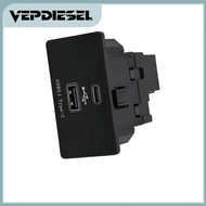 1x Dual USB Interface Module Upgrade Type C+USB Interface HC3Z-19A387-B For Lincoln MKX MKT Ford Exp