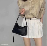 韓國 bucks&leather 小羊皮黑色袋