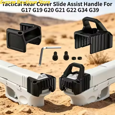 Tactical Slide Assist Handle Rear Cover Backplate for Glock G17 G19 G22 G34 G39