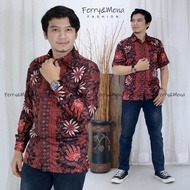 The Latest Men's batik Long Sleeve batik Shirt For Men