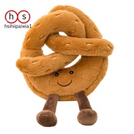 Cute Plush Alkaline Water Knot Bread Toy Stuffed Food Bread Soft Doll Birthday Cute Plush Interactiv