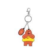 Cartoon Network We Bare Bears PVC Keychain / PVC Rantai Kunci - Grizz