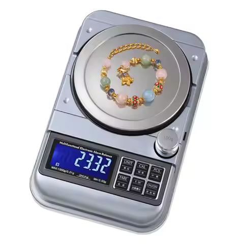 500g 0.01g Digital Fixed-number Warning Balance 5kg 0.1g Portable Jewelry Scale USB Electronic LCD K