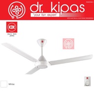 KDK Ceiling Fan 60 Inch White 3 BLADES - K15VO / Kipas Siling KDK putih