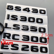 DIY 3D Sharp Letters ABS Emblem for Lexus ES200 ES260 ES300 ES350 GS300 GS400 IS300 IS350 RS450 Car 