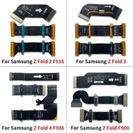 Rotating Spindle Shaft Spin Axis Hinge Flex Cable For Samsung Z Fold 2 3 4 5 F916 F936 F946 F900 LCD