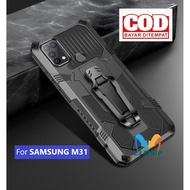 COD Softcase Kondom CASE HP SAMSUNG M31 STANDING BACK KLIP HARD CASE