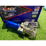 NLK RACING LC135 V8 THROTTLE BODY WITH INTAKE CNC+THRUMPET BLUE 32MM/34MM/36MM