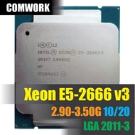 ซีพียู Intel XEON E5 2666 V3 LGA 2011-3 CPU PROCESSOR X99 C612 WORKSTATION SERVER DELL HP COMWORK