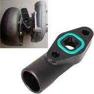 for Turbo Mount with O-Ring, Tur-bo Oil Drain Mount for T4 T6 Mid Frame,10AN ORB Drain Carbon Steel 