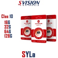 (ของแท้) SVISION เมมโมรี่การ์ด LVISION Mem Card Memory Card Micro SD SDHC Class 10 16GB 32GB 64GB 128G Kingston คิงส์ตัน เมมโมรี่การ์ด แซนดิสก์ SanDisk Ultra microSDHC ใช้กับกล้องวงจรปิด