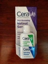 適樂膚A醇精華 CeraVe Skin Renewing Retinol Serum 30ml 送 Cerave Hydrating Cleanser 29ml