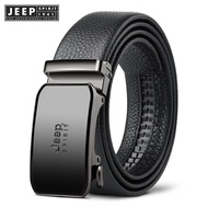 jeep spirit 1941 estd Men's genuine leather luxury brand belt high quality alloy pin buckle men's bu