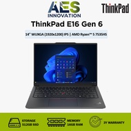 Lenovo ThinkPad E14 Gen 6 | 21M3006ASG | 14" WUXGA | AMD Ryzen™ 5 7535HS | AMD Radeon™ 660M | 16GB/5