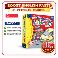 My First Nonfiction Library Pack 1 10 Books - K1-P2 English Reading Build Vocabulary Improve Reading