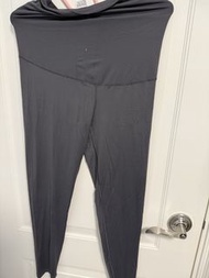 Uniqlo Airism Maternity Leggings 孕婦黑色緊身褲 L 碼