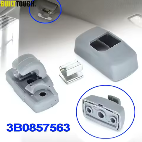 1pc Grey Front Sun Visor Hook Clips Bracket For Seat Altea XL Arosa Ibiza 6L ST Leon 1M 1P Toledo 5P