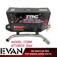 EVAN.SHOP TRC Muffler Pipe For Yamaha Aerox 155 v1 Made in Thailand