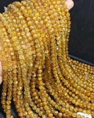 Chuỗi quấn tay 3 vòng đá thạch anh tóc vàng vip5li-108 hạt