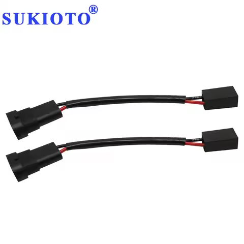 SUKIOTO Connector h11 socket male for h7 wires for car automobile adapter h7 to h11 9005 9006 Car St