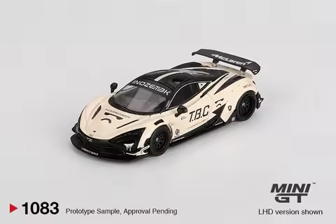 MINI GT 1:64 LBWK B-Works 720S L The Boring Concept T.B.C. 1083 Diecast Model Car