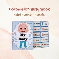 [SG SELLER] Cocomelon 'Body' Busy Quiet Book Children’s Day Gift Preschool Activity Montessori Toddler Learning